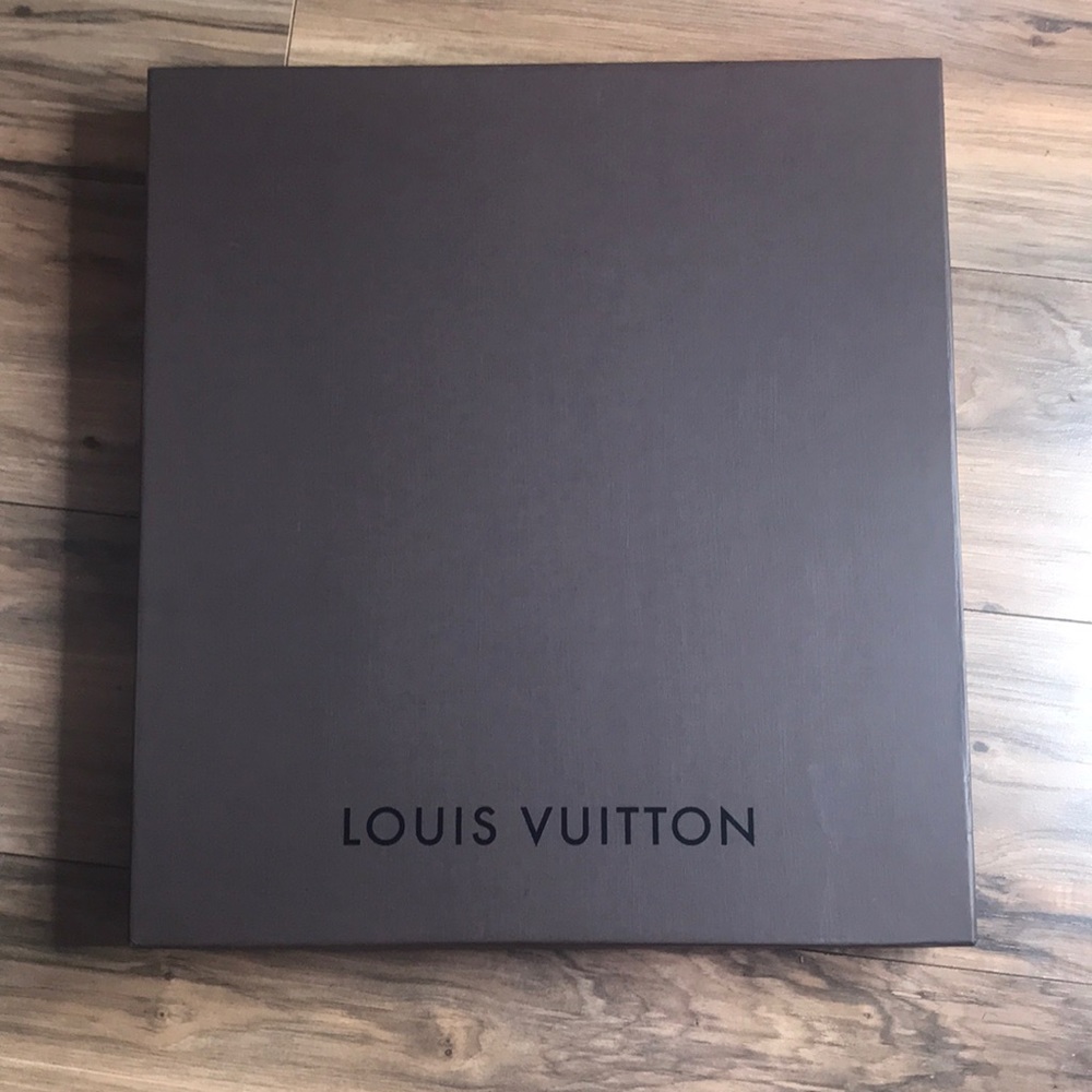 Louis Vuitton empty brown box